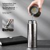 Xile Pure Titanium Insulated Tea Water Bottle with Tea Separation, Titanium Cup for Men, High-End Business Gift for Elders, Steeping Tea Cup