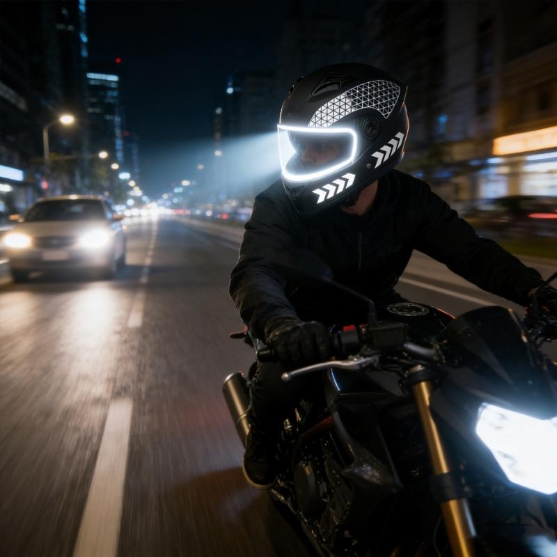 Black Reflective Tape Reflector For Cycling Helmets Improves Safety In Low Light Conditions Adhesive Reflective Sticker