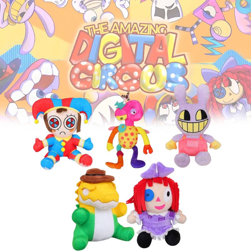 The Digital Amazing Circus Plush Toy Cute Cartoon Children Holiday Doll Gift