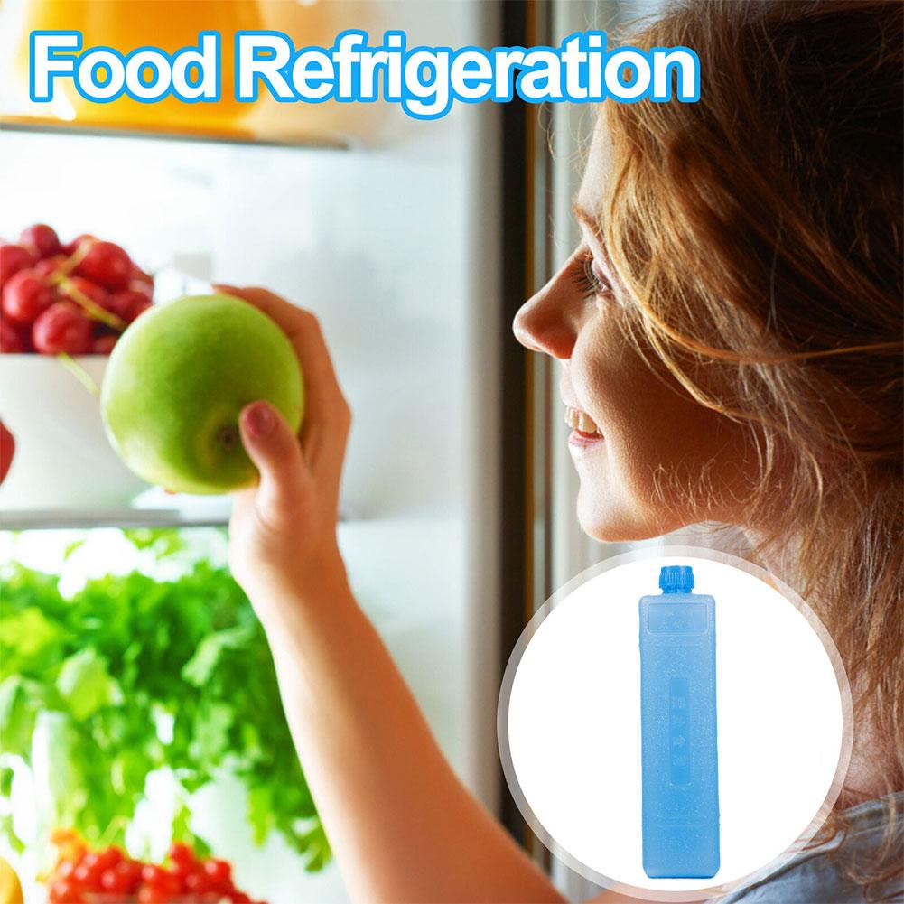 1/2pcs Reusable Ice Crystal Box Freezer Cooler Ice Packs Leak-proof Thickened PE For Refrigerator Cooler Blocks Keep Food F U5W3