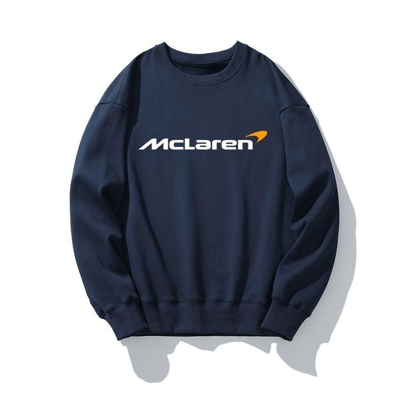

Осінньо-Зимовий Тренд Худі з Круглим Вирізом Команди McLaren для Чоловіків та Жінок Повсякденний Светр З Довгим Рукавом 2XL темно-синього кольору