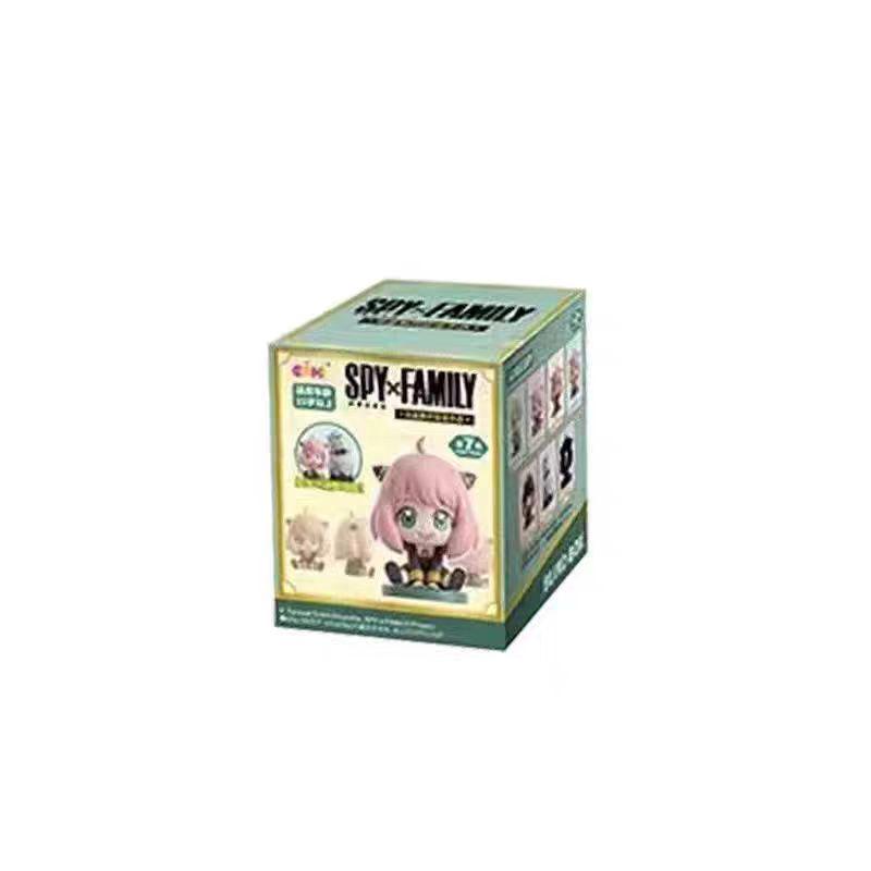 Yiqi Spy x Family Sit-Sit Series Anya Figure - Cute Desktop Ornament