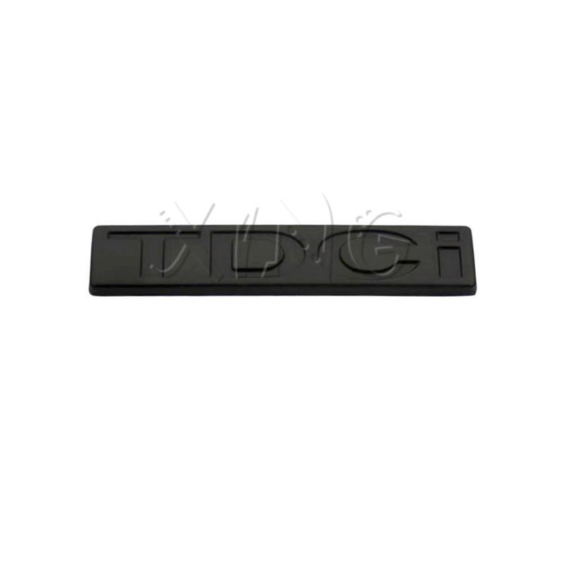 AAANN1 3D Metal TDCI Emblem for Ford Fiesta Kuga Mondeo Focus MK2 MK3 - Chrome Black Car Trunk Fender Badge Sticker