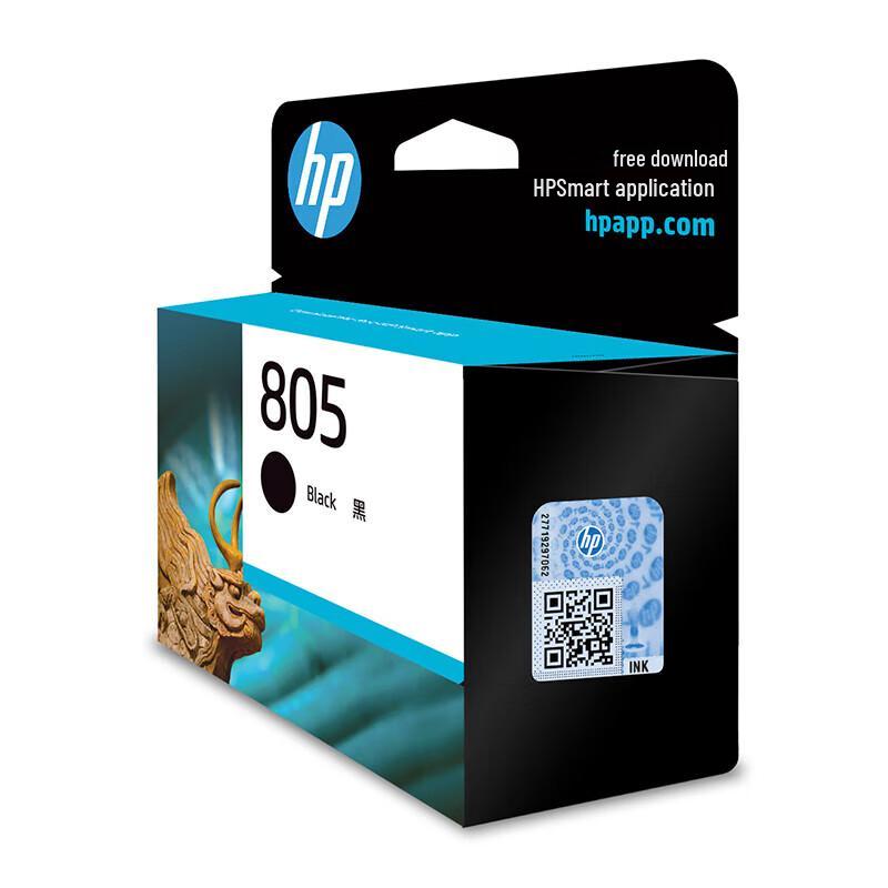 HP 805 Original Black Ink Cartridge
