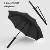 Simple Samurai Umbrella with Long Handle Japanese Umbrella Katana Chinese Household Straight Rod Umbrellas Windproof Rain Gear