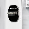 4Pcs Car Door Lock Buckle Cover Protective Case Stickers For Mercedes Benz AMG W213 W206 W205 W204 W212 W203 W223 W246 W222 W169