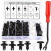 120PCS Car Clips & Plastic Rivets - 6 Popular Sizes, Fits Bumpers, Fenders & Most Car Models, Ideal For Body Fixing & Replacement