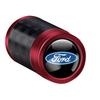 Adesivo per Auto 4 Pezzi Fibra di Carbonio Tappo Valvola Pneumatico Ruota Auto Decorazione Auto Per Ford Fiesta Focus 2 Mk3 Mondeo Mk4 Mustang R