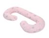 Pregnancy Pillow Type C Removable Cover Pillow for Pregnant Women, for Feeding - Pink Bunnies