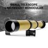 Retractable Kids Telescope Clear 35MM Objective Lens Portable Outdoor Hiking Bird Watching Concert Pirate Monocular Telescope Toy Boys Girls Gift