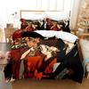 3D Anime Samurai Champloo Bedding Set Duvet Cover Comforter Pillowcase King Queen Twin Size for Boys Girls Adults