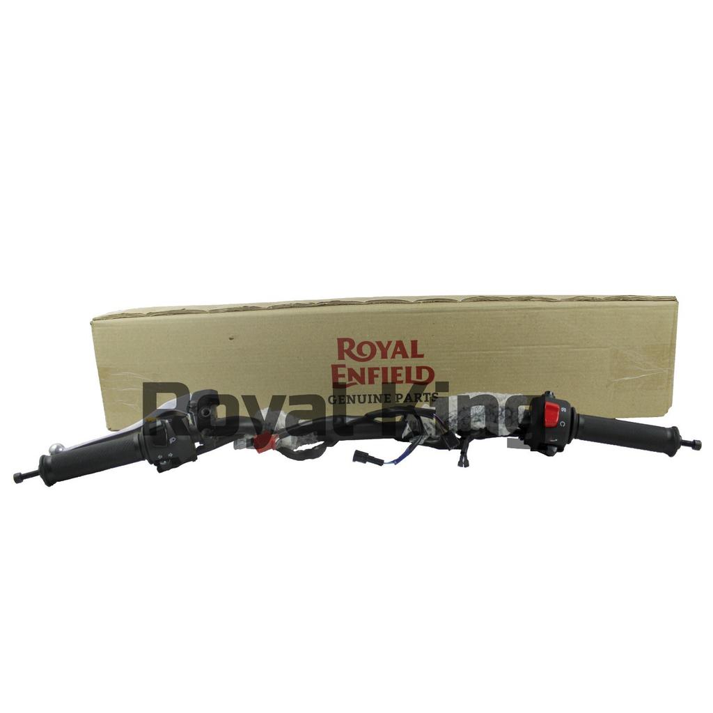 Royal Enfield "Black Complete Handlebar Assembly" For Scram 411
