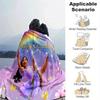 1pc Princess Printing Blanket - Soft, All-Season Throw for Living Room, Bedroom,Personalized Gift with Adorable Cartoon Design
