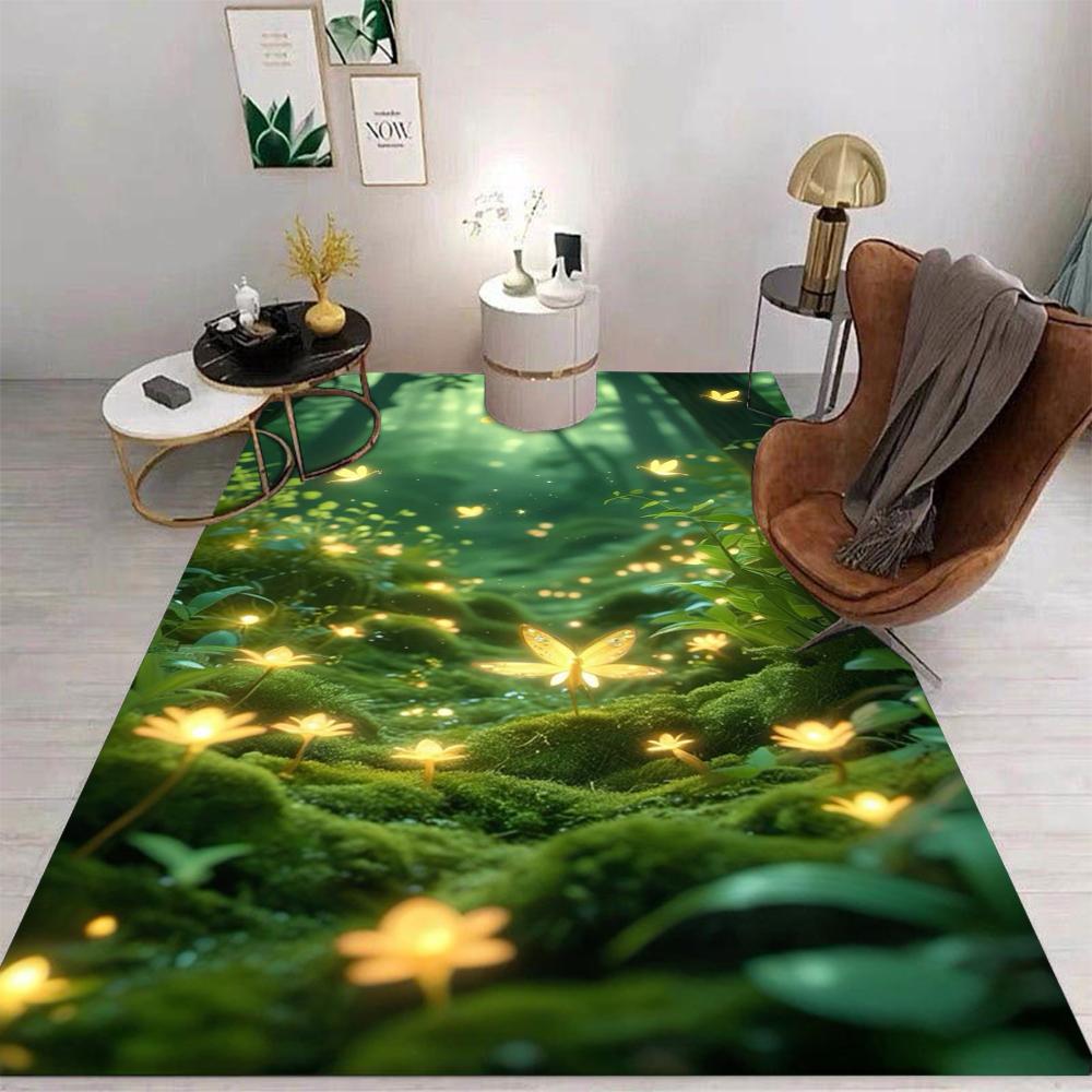 Anime Carpet Cartoon Living Room Bedroom Kitchen Sofa Table Balcony Rug Non-slip Washable Mat Exquisite Home Ornaments