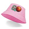 Bucket Hat With "GO" Basketball Print , Sun Cap Trendy Spring Fashion Fishing Hat