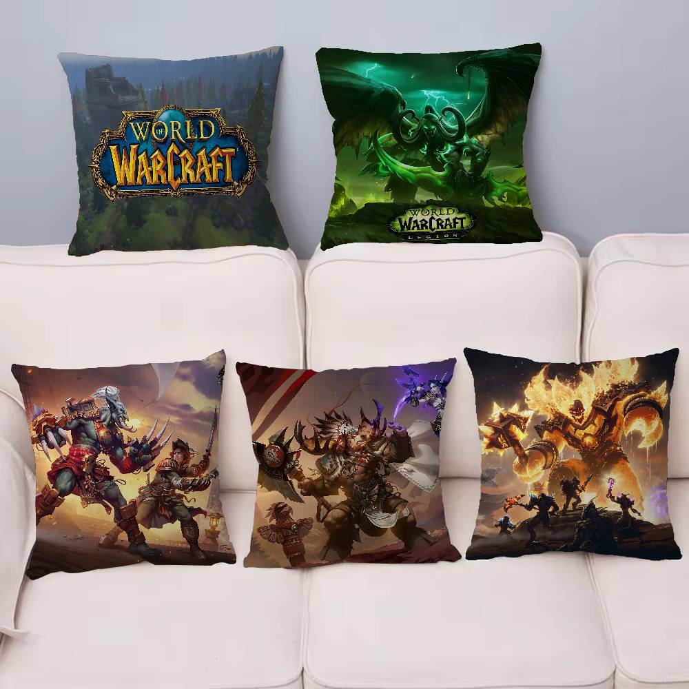 WWorld Of WWarcraft Game Personalized Picture Text Home Decorative Pillows Household Gifts Xcm