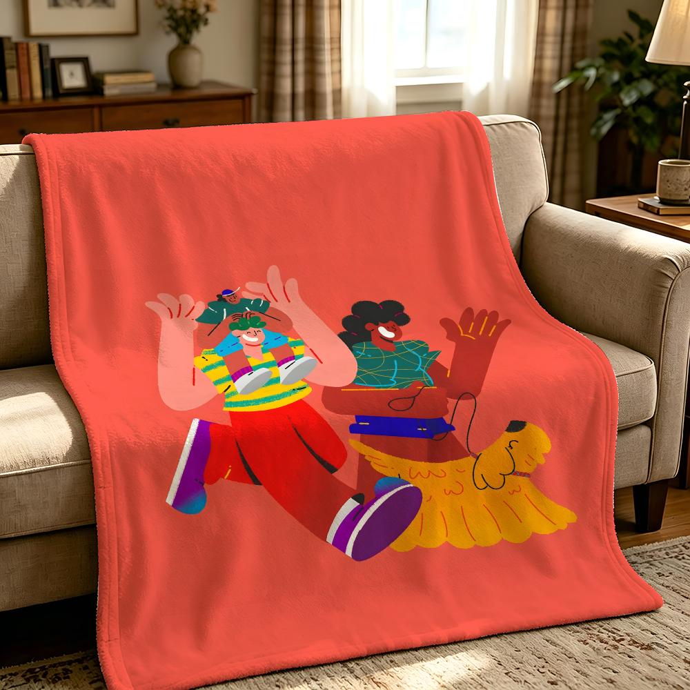 artist P-Peve Azevedo-o Throw Thick Comfort Flannel Quilt, Multi-scene Use Indoor Outdoor Daily Nap