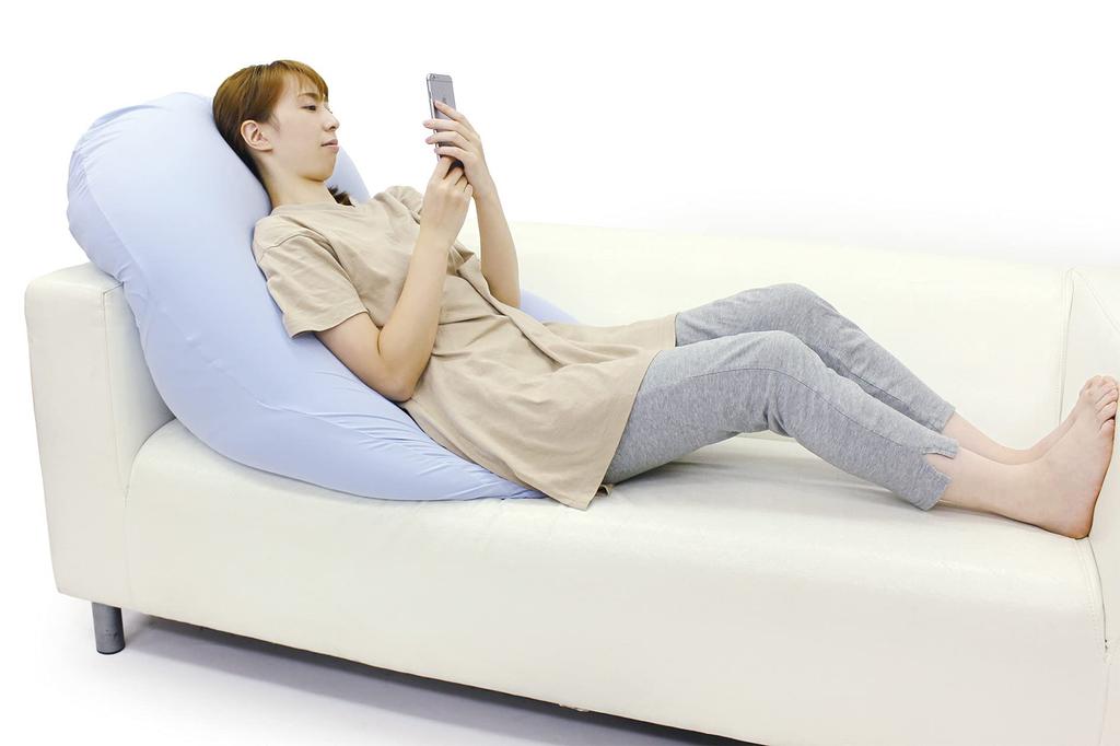 MOGU Bead Cushion, Gray, Cloud Dream Pillow, Body Cover Set, Mist Gray