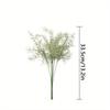 18pcs Faux Rosemary Plants - Artificial Green Shrub Plants for Farmhouse, Garden, Porch, Patio, and Wedding Decorations, Perfect for Reunion Occasions