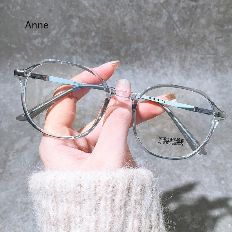 Anti Blue Light Blocking TR90 Material Men's Glasses Frame Blue Light Blocking EyeGlasses Frames Women Korean Stylish Eyewear