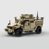Collection Series International MXT-MV Armored Car Husky Building Blocks Assembly Bricks Army Combat Vehicles Model Display Toy