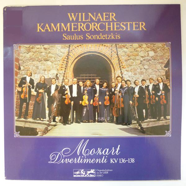 

Виниловая пластинка ВОЛЬФГАНГ АМАДЕЙ МОЦАРТ САУЛИУС С Дивертисменты KV 136138 200097 MelodiaEurodis Германия Классика Б/у