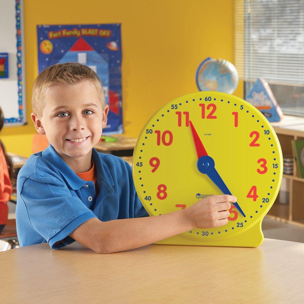 Learning Resources Classroom Authentic Clock, 34cm, LSP2094-J,