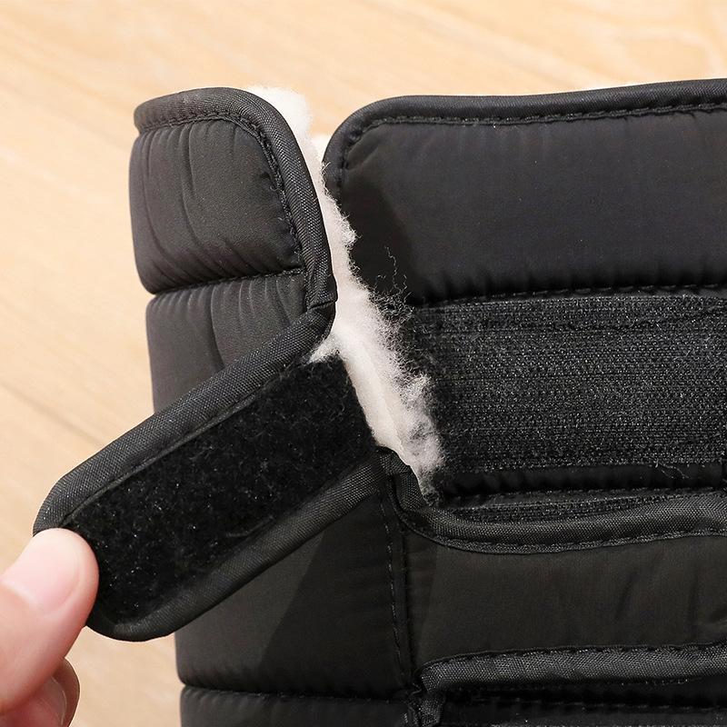 Customized women's boots Thickened women's snow boots Medium tube snow shoes Cotton boots Fleece outdoor non-slip women's winter cotton boots