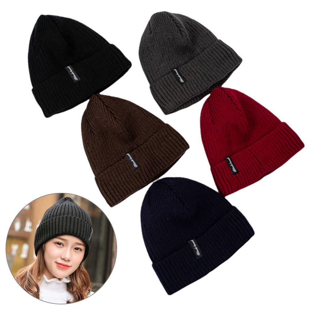 

Mens Girl Thick Warm Winter Skullies Beanies Beanie Cap Women Hats Men Winter Hat
