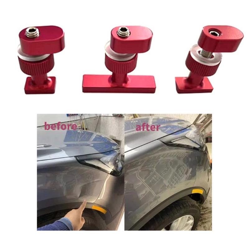 Car Dent Puller Set,Dent Removal Kit for Car Dent Repair Tool Set,Aluminum Glues Tabs Puller Accessories