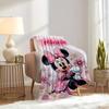 1 PC Throw Blanket - Minnie Mouse Floral Design - Soft and Cozy Bed Coverlet for Room Decor, Couch Throw, Birthday Gift Idea for s, Perfect