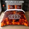 Set Biancheria da Letto Bayer Leverkusen Football Design 1 Copripiumino + 2 Federe Morbido Traspirante Biancheria da Letto per la Casa