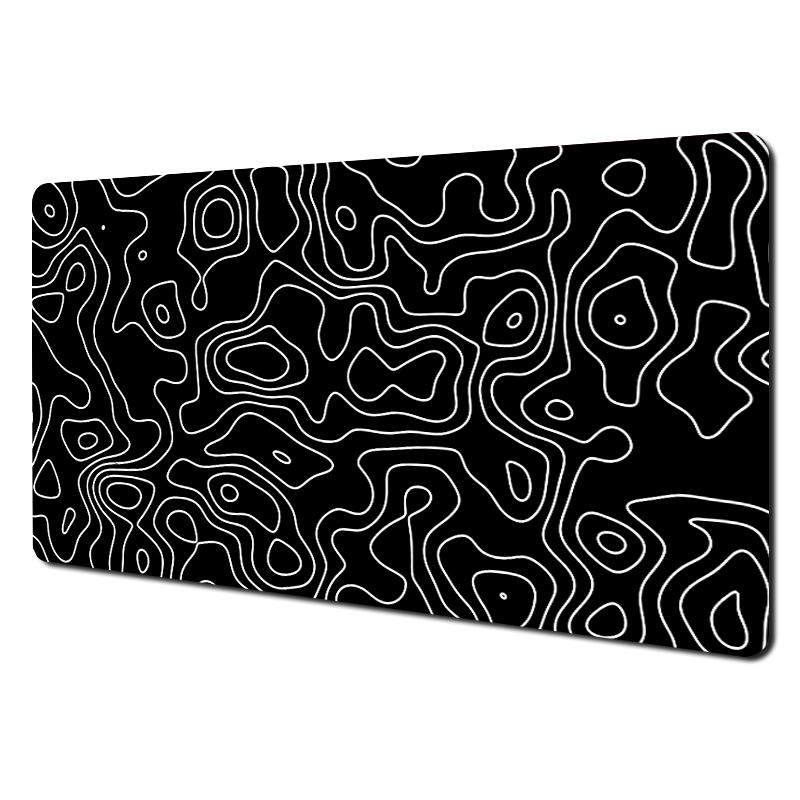 Abstract Line Rubber Office Gaming Computer Desktop Mat Desk Pad Accessories Large Mouse Mat Pc Gamer for Compuradora Writing