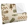 JQ Licensing Silky Log Cabin Supersoft Blanket