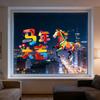 Yousheng Chinese New Year Window Clings 2026 Year of The Horse Wall Door Static Decals for Spring Festival Lunar New Year Party Decoration