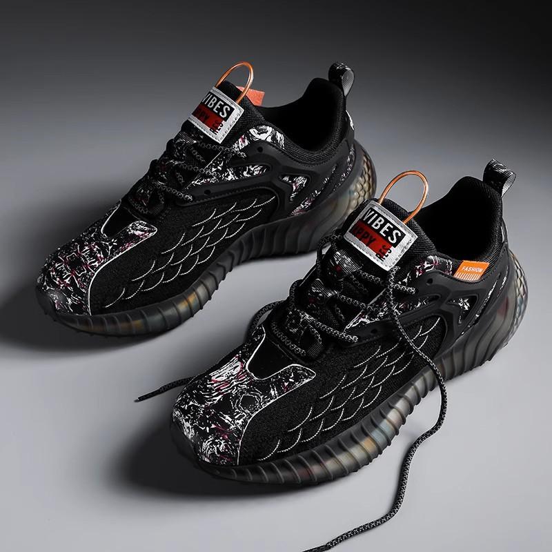 

Мужская обувь Новые сетчатые кроссовки Flyknit Pop Shoes 39 чёрный