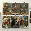 30 stuks Vintage Kerst Wenskaarten Verschillende Festival Element Kerst Postkaart Geen Marks Terug Retro Kerstkaarten Cadeau
