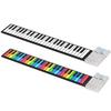 Roll Up Piano, 49 Key Multifunctional Electronic Piano Keyboard Foldable Hand Roll Out Piano, Educational Soft Keyboard