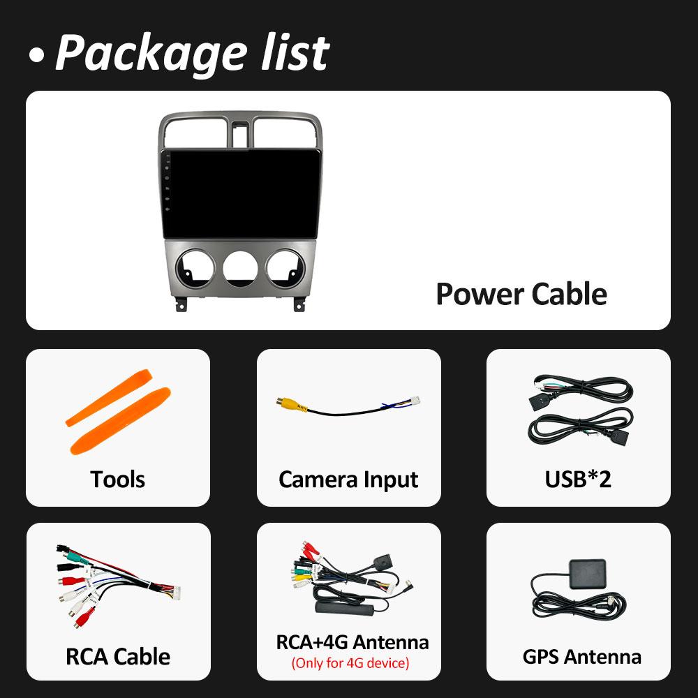 For Subaru Forester SG 2002 2001 2002 2003 - 2008 Wireless Carplay Android Auto Car Multimedia Video Player DSP Stereo Head Unit