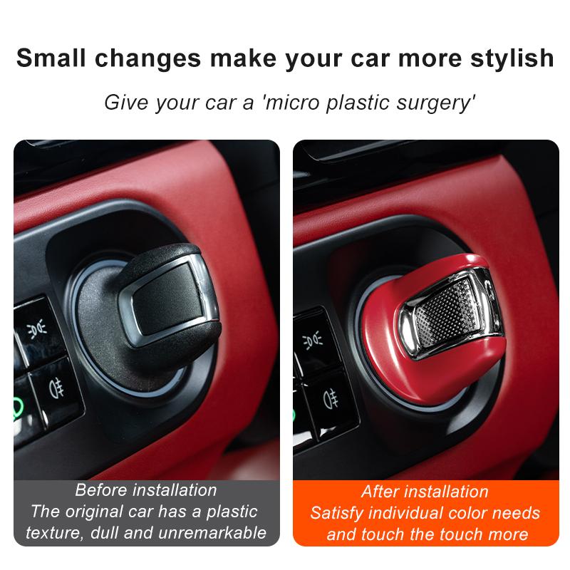Multi-color Car Ignition Start Engine Stop Button Knob Bracket Decoration Cover For Porsche Cayenne 9YA.1 Panamera 971 2017-2023