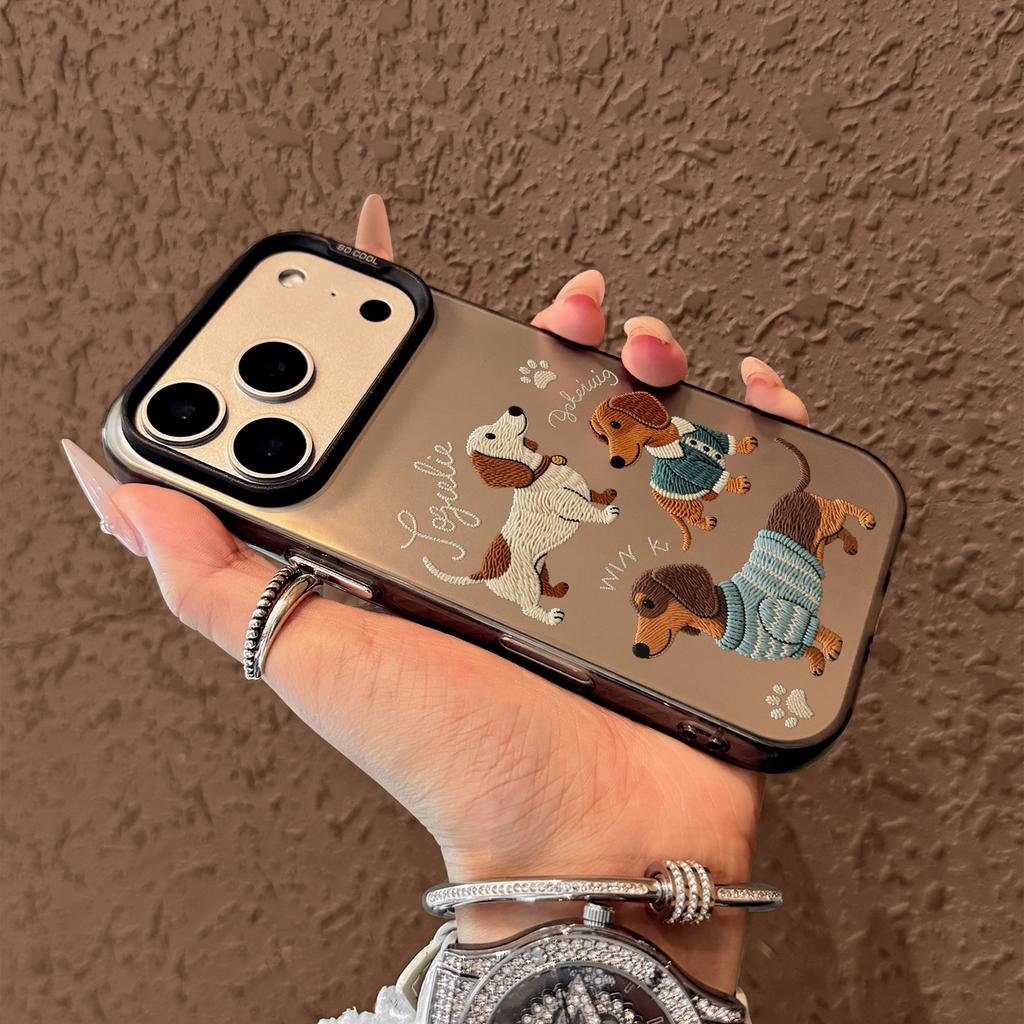 Cartoon Dog Pattern Phone Case For IPhone 17 Case IPhone 16 Pro Max 11 15 14 12 17 Pro Max 16e Plus Air Silicone Cover