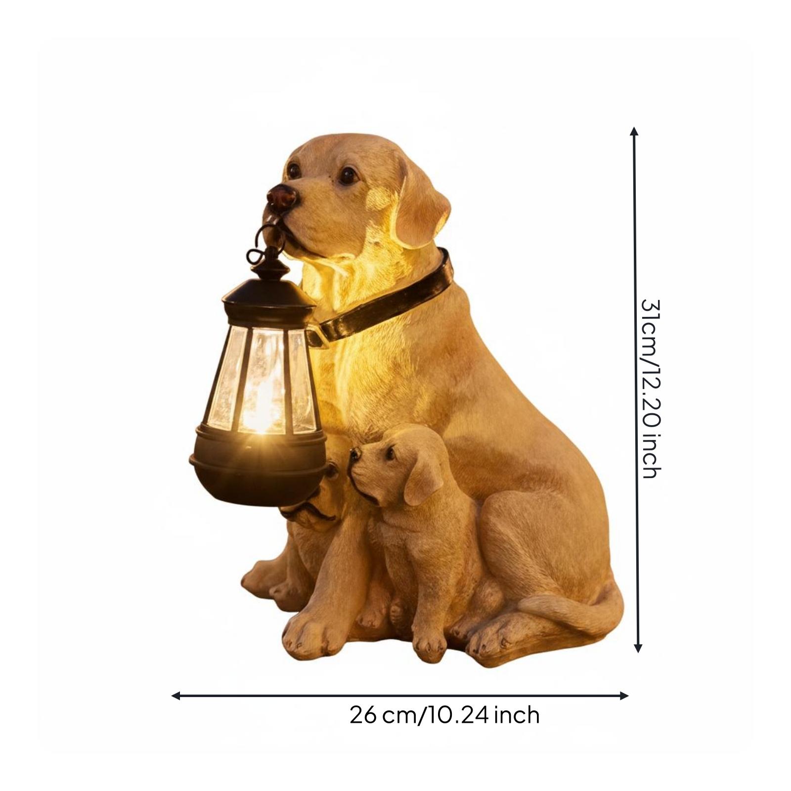 Outdoor Decorative Light Solar Dog Garden