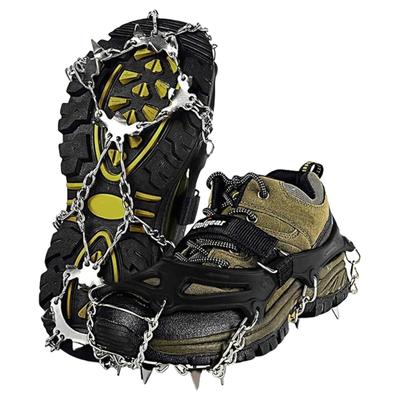 Outdoor Winter Schnee Spikes Steigeisen Krallen Outdoor 18/19 Zähne Eiskralle Eisgriffe Spikes für Männer und Frauen Langlebig