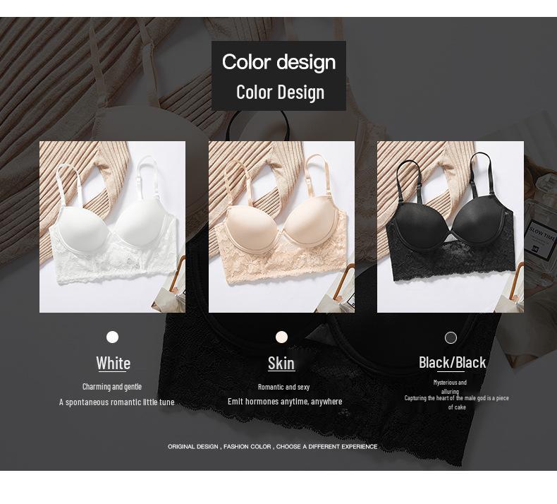 2024 Sexy U-Shaped Back Bra Set - Side Support for a Sleek, Smaller Look