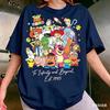 Summer Toy Mobilization Lobo Children's Parent-child Casual Fashion Loose Oversized Women's Family Short Sleeved Shirt