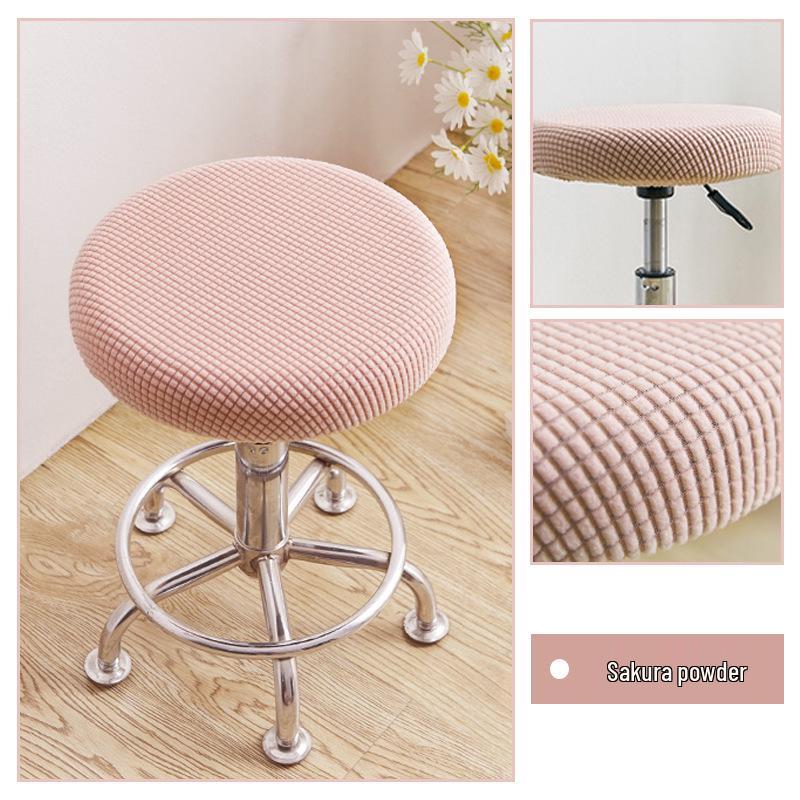 Universal Dustproof Swivel Stool Cover - Fleece Wrap for Bar and Beauty Salon Stools
