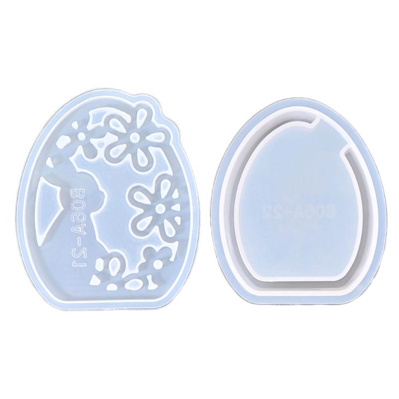 Hollowed Bunnies Silicone Candle Holder Molds for Making Tealight Holder Candle Stand Home Decoration Epoxy Resin Molds