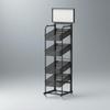 Umbrella Display Rack Mobile Rolling Slim for Convenience Stores