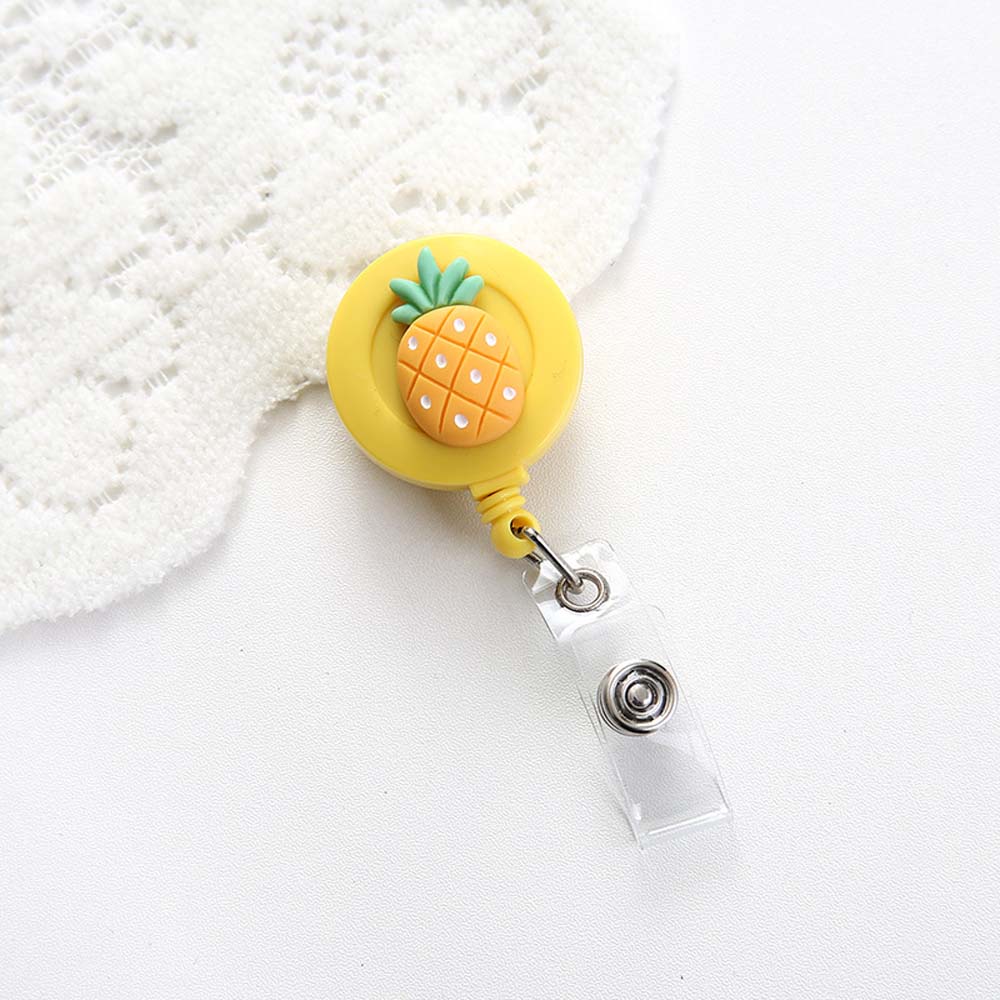 Buckle ID Name Holder Retractable Badge Reel ID Badge Holder Clip Credit Card Holder Clip