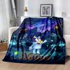 Halloween Night Adventure Customize Text Blanket Gift Customizable Blanket Soft & Cozy Great for Seaside Sofa Picnics Office Chair